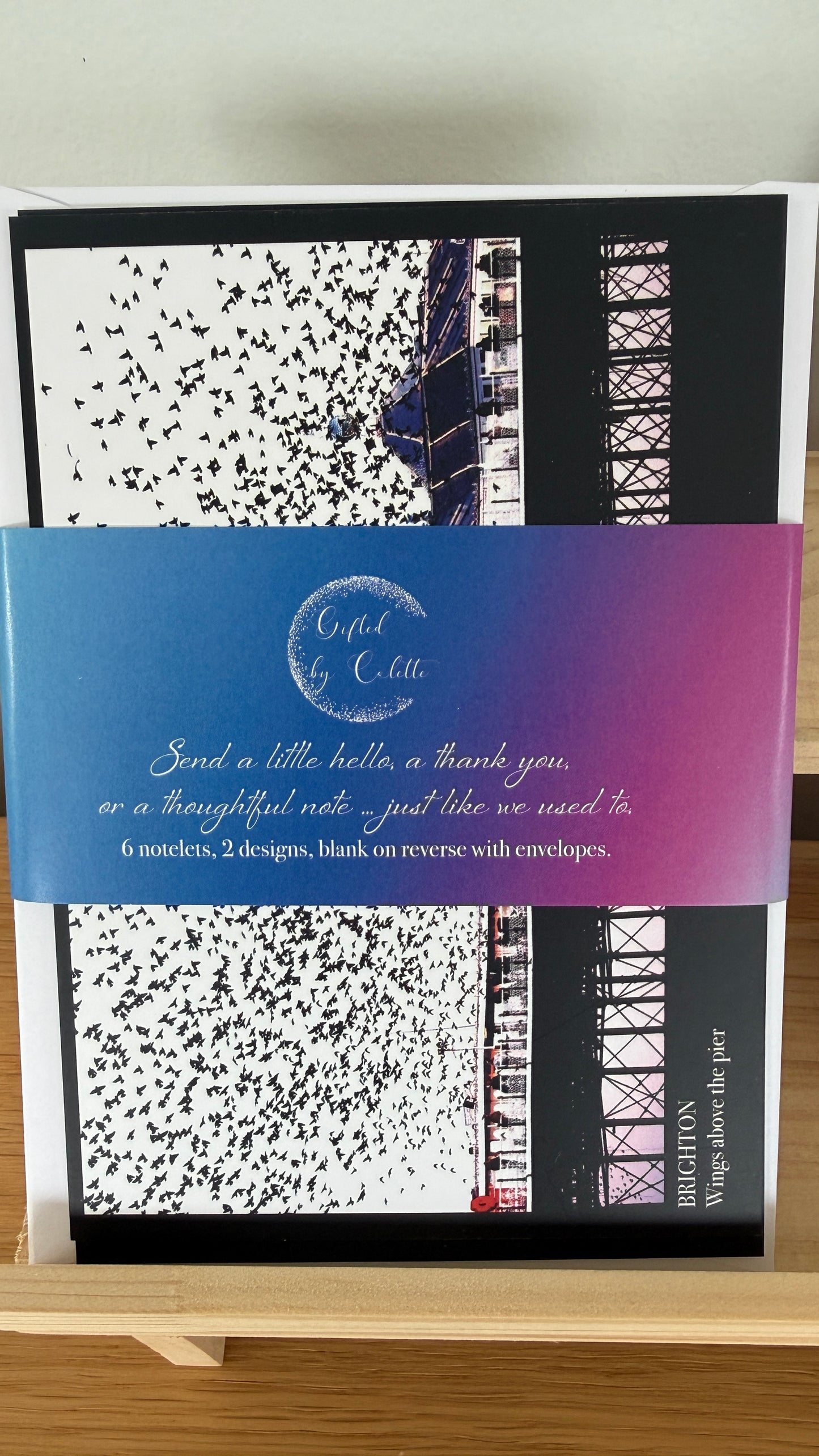 Pack of 6 Notelets - 2 designs Brighton inspired