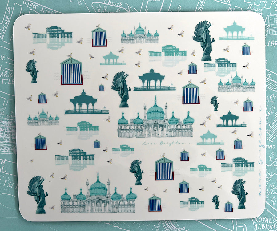 Brighton and Hove placemat local artist 