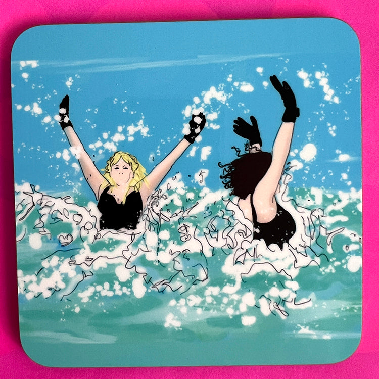 Cold water swimming coaster 