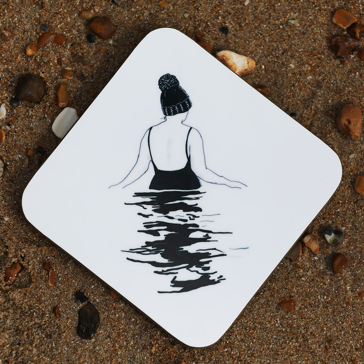 coaster cold water swimmer gift sea swim