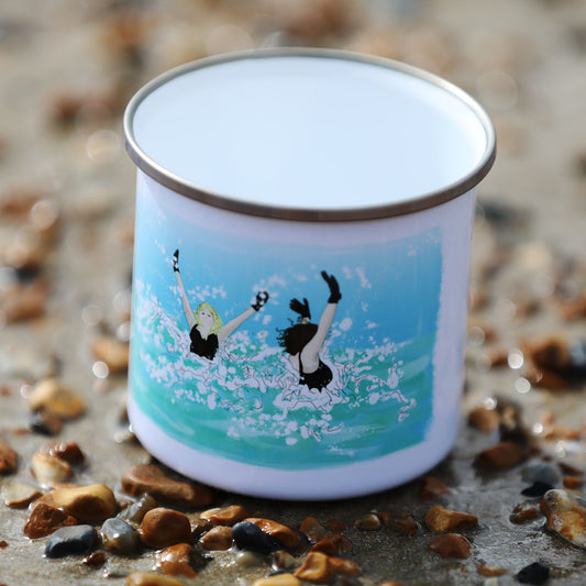 Wild & Free Enamel Mug