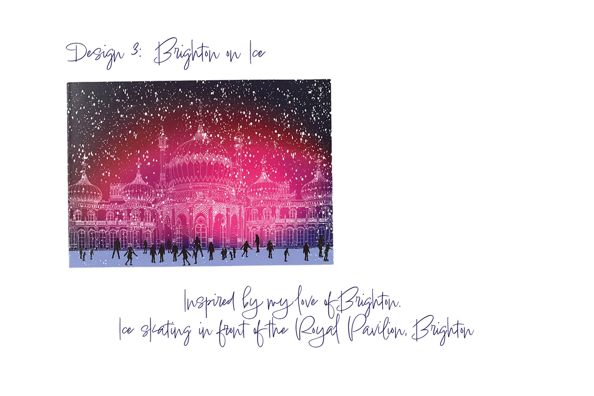 Brighton on Ice Christmas Card – Royal Pavilion