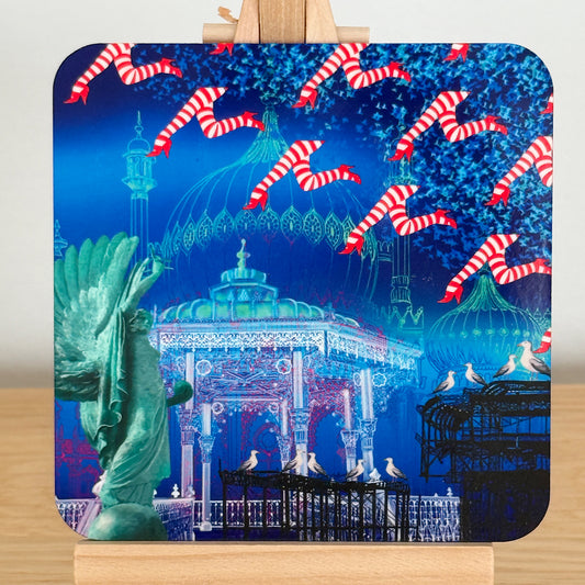 Everything Brighton  Cork Backed Coaster