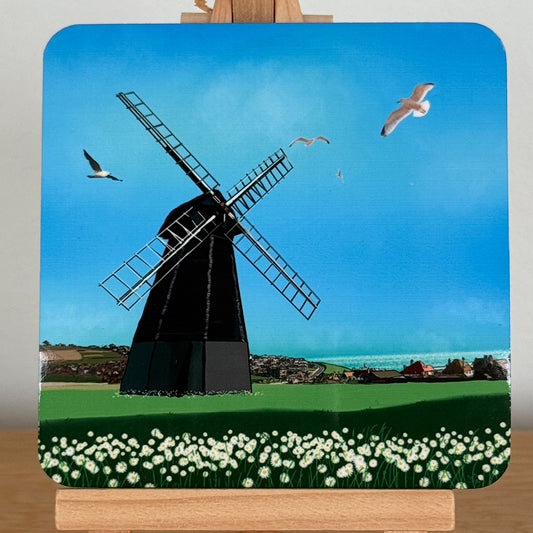 The Windmill, Rottingdean Cork Backed Coaster