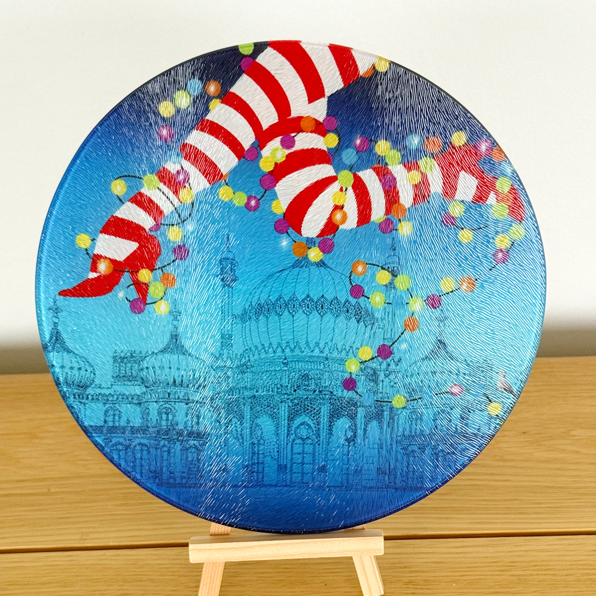 Unapologetically Brighton  Glass chopping board