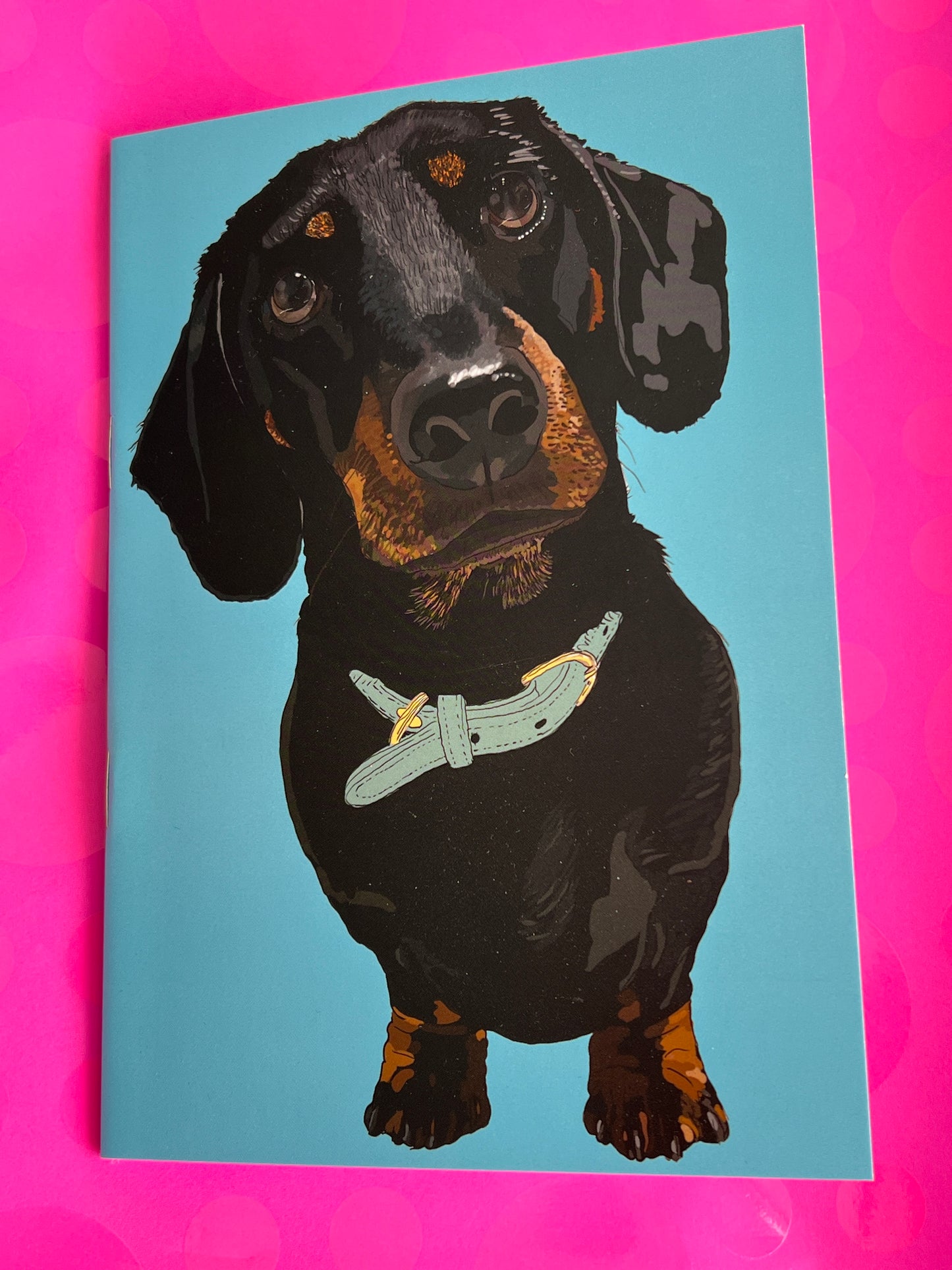 dachshund sausage do gift note book animal lover dog lover