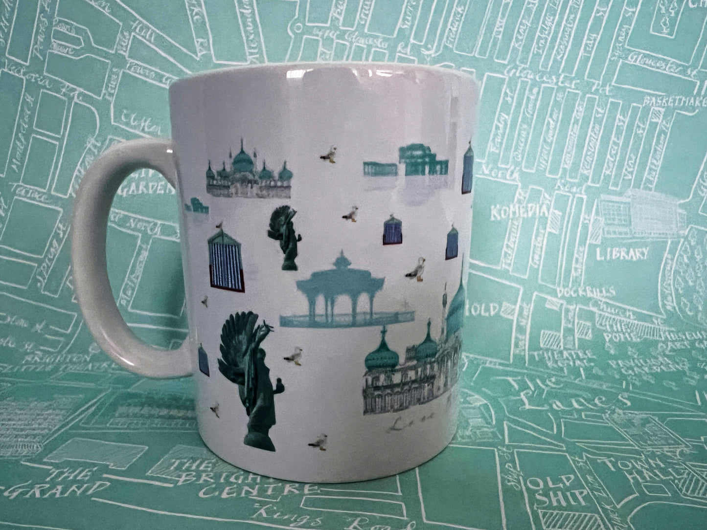 Icons of Brighton Mug