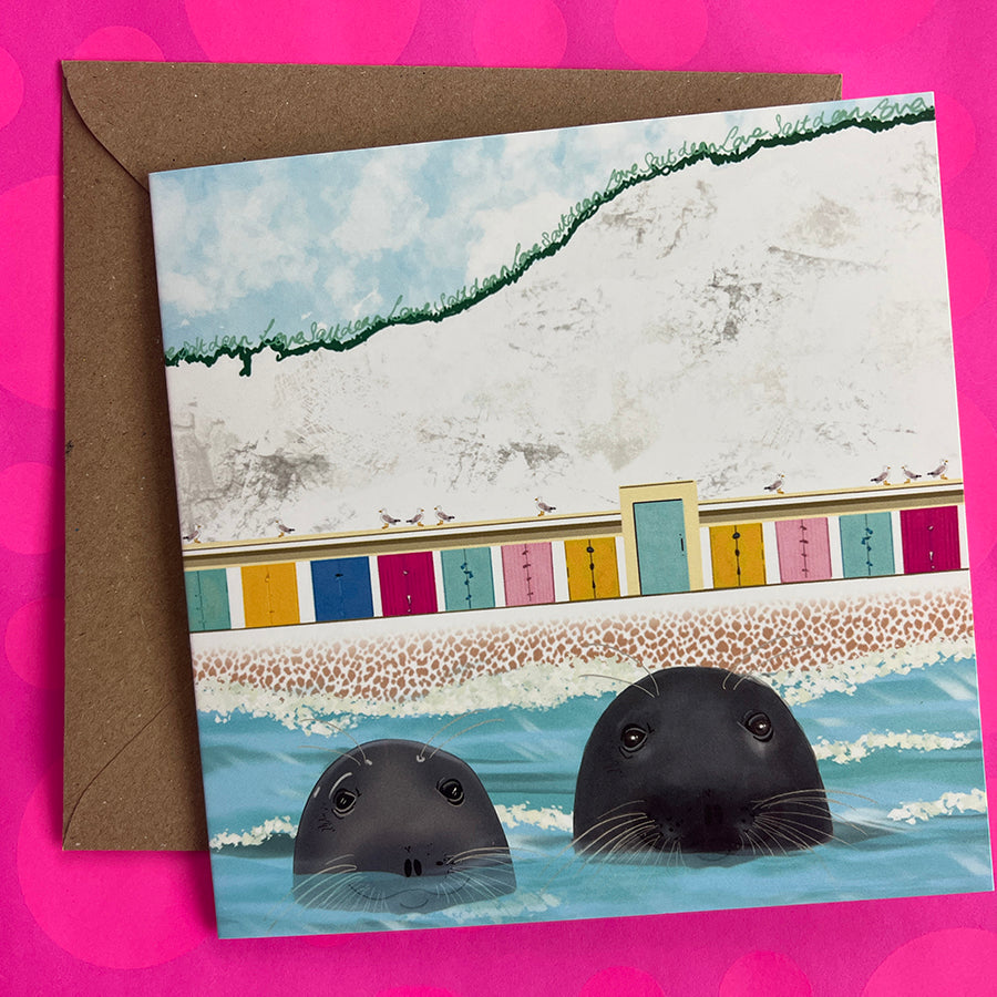 The Saltdean Seals Greeting Card