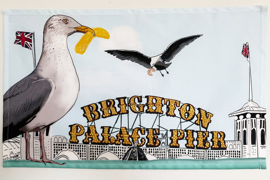 100% Cotton Tea Towel - The Great Brighton Getaway!