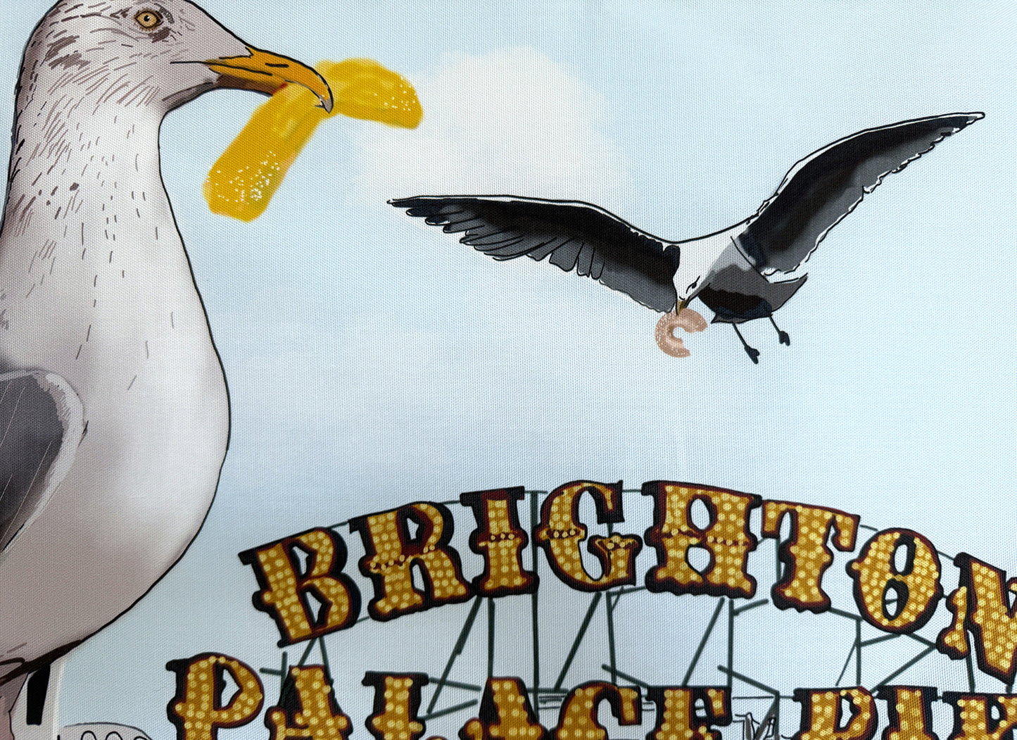100% Cotton Tea Towel - The Great Brighton Getaway!