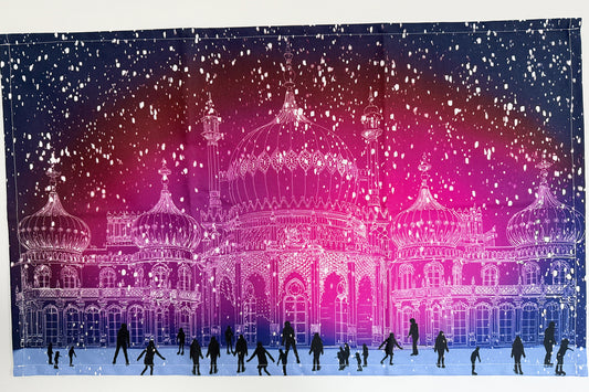 100% Cotton Tea Towel - Brighton on Ice