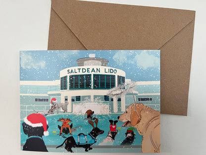 The Great Christmas Bark Off! Christmas Card (7"x5")