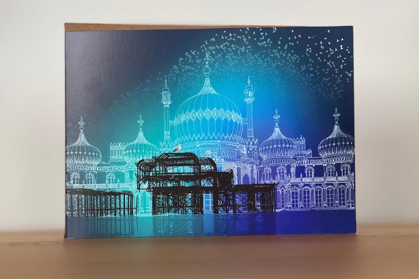 'Brighton Blue' Greeting Card