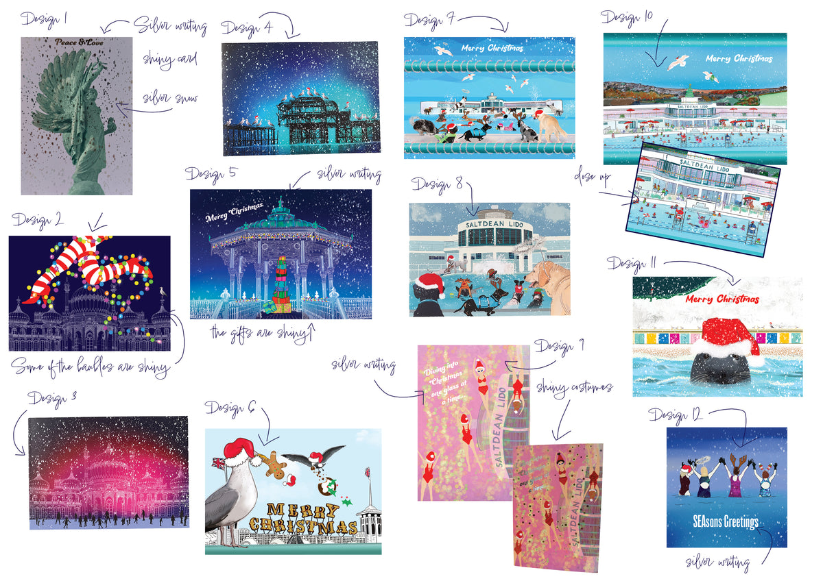 Brighton on Ice Christmas Card – Royal Pavilion