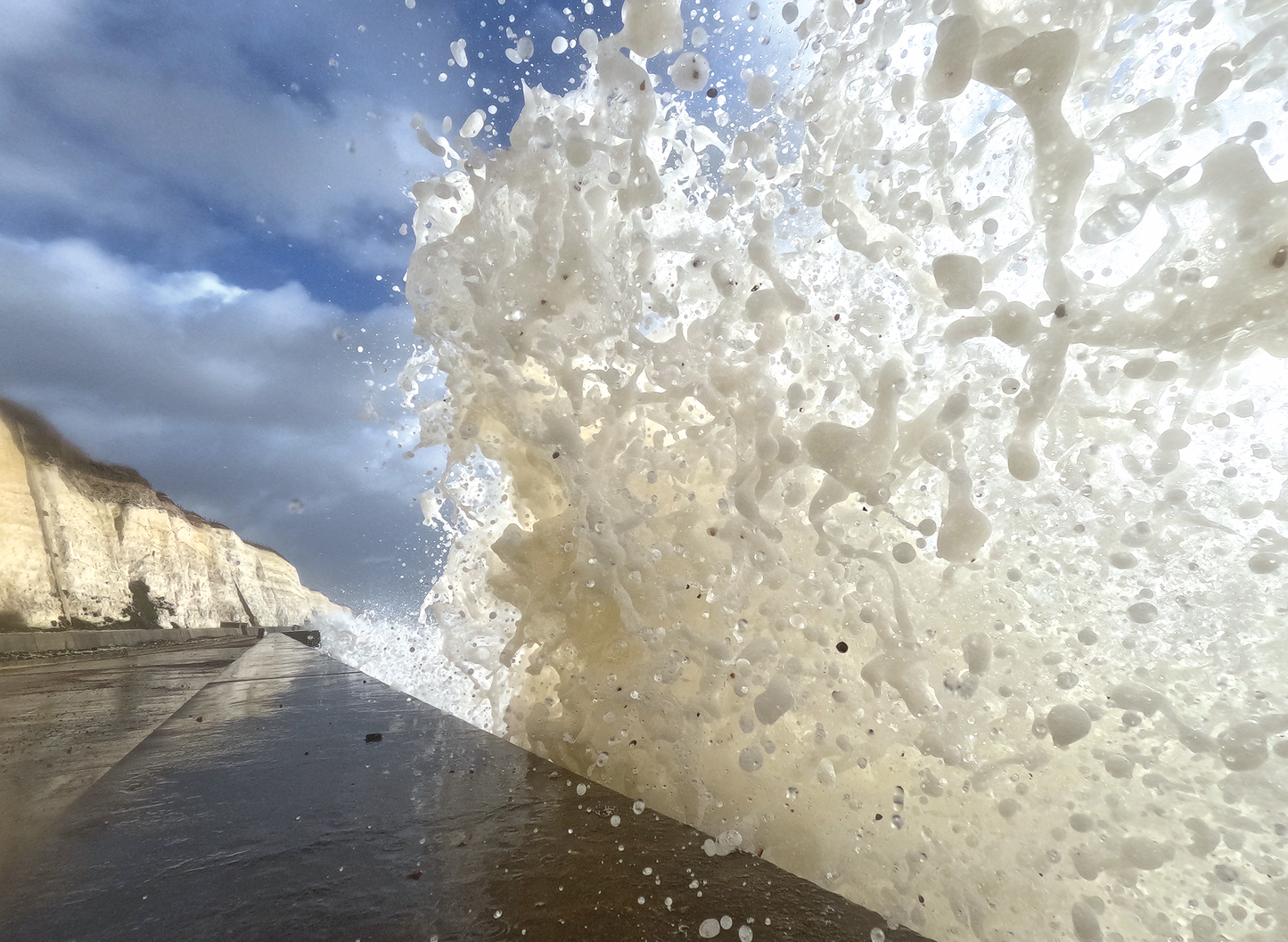 Walking with the Waves , Greeting Card