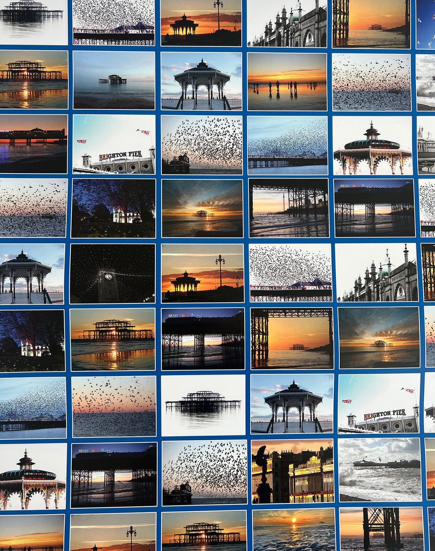 Brighton Blue Photographic Gift Wrap