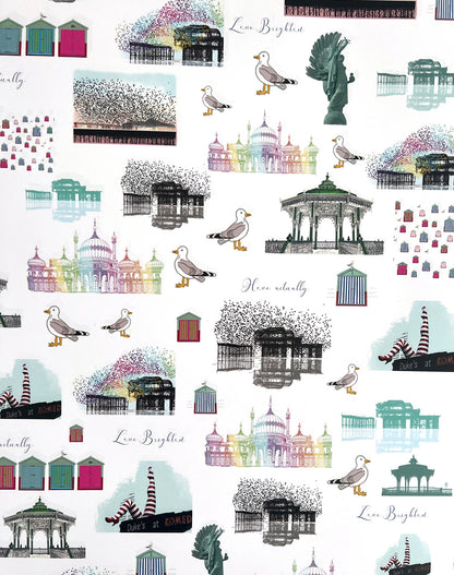 Brighton Icons Gift Wrap