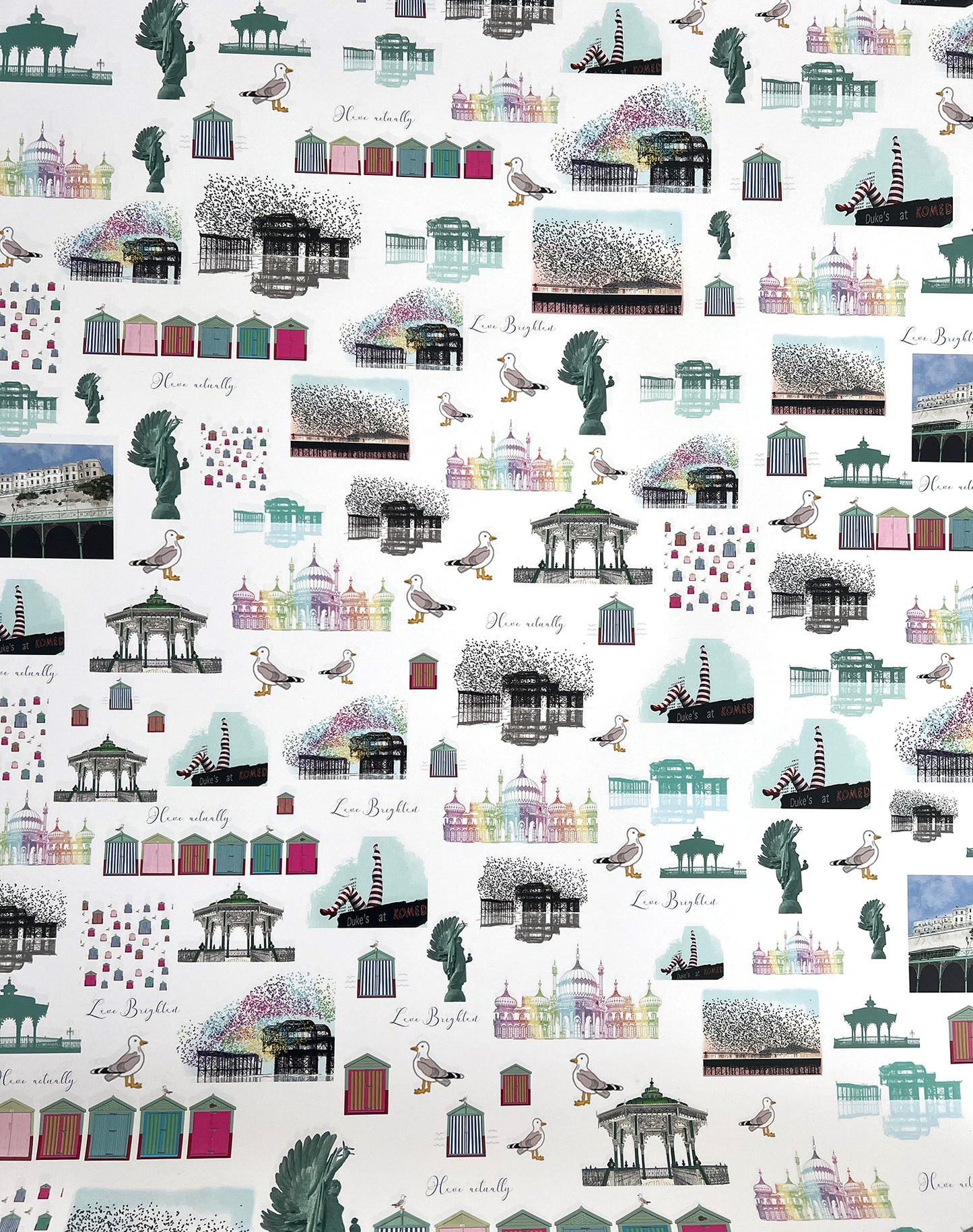 Brighton Icons Gift Wrap