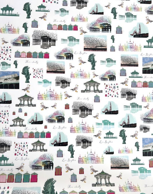 Brighton Icons Gift Wrap