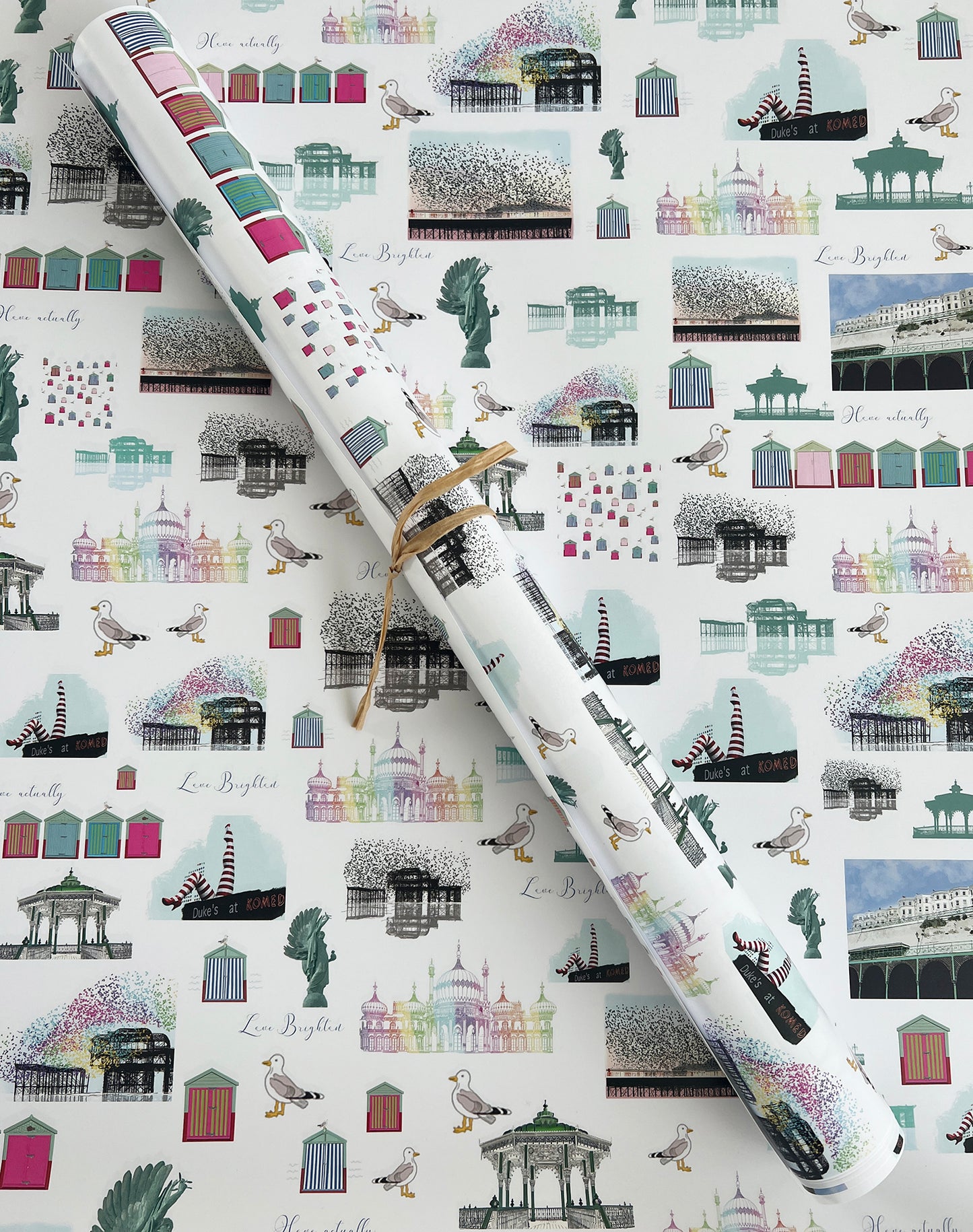 Brighton Icons Gift Wrap