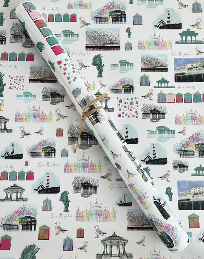 Brighton Icons Gift Wrap