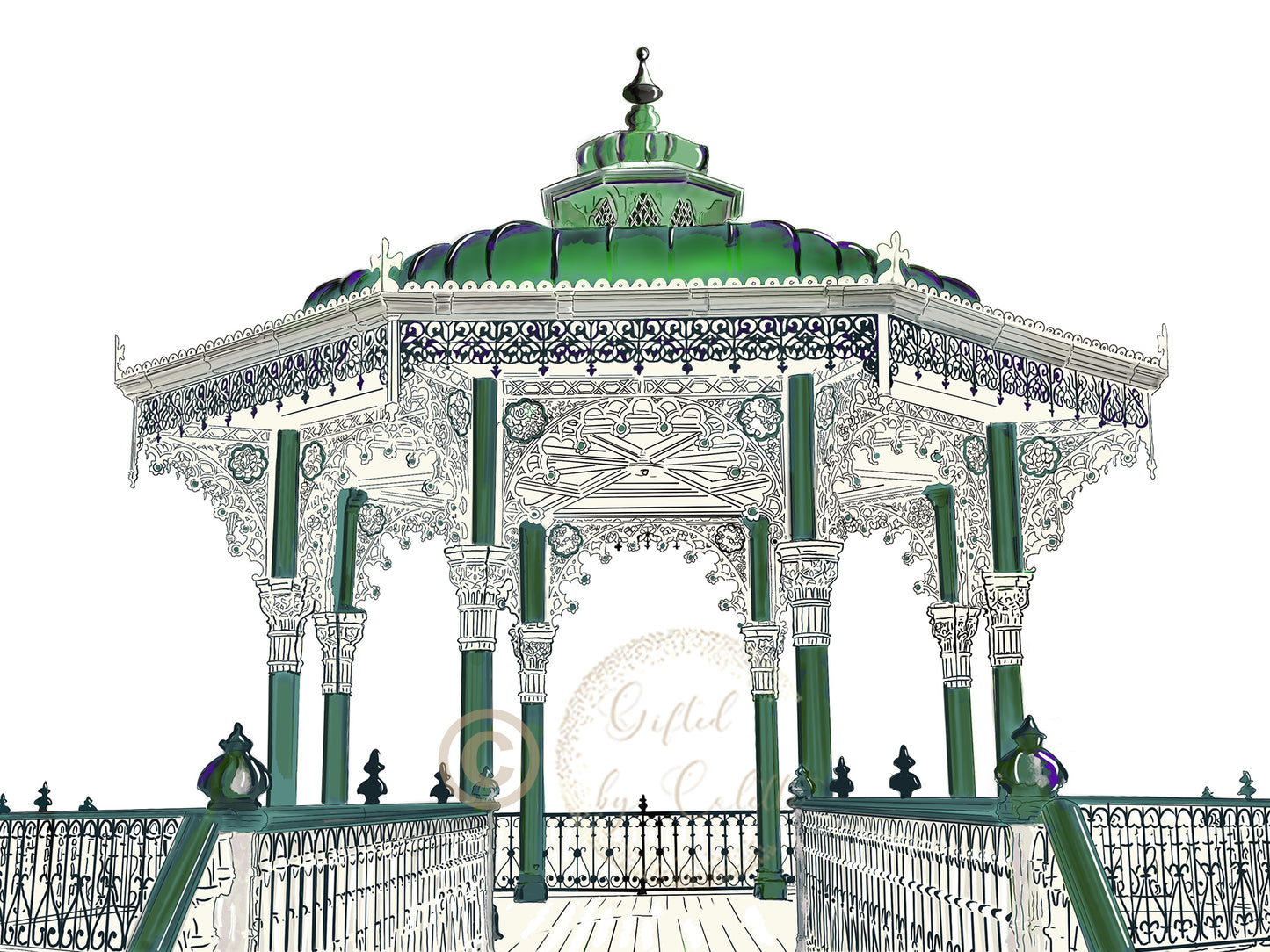 The Brighton & Hove Bandstand Placemat